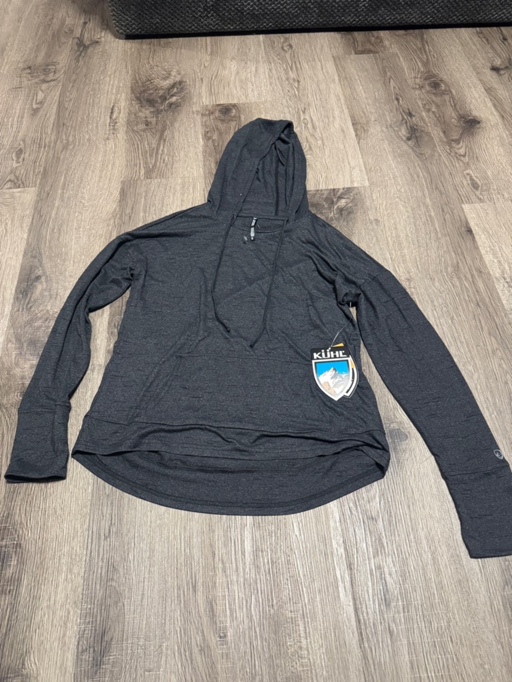 KUHL Dark Charcoal Hooded Pullover